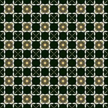 Abstract seamless background with the image of interlocking elem Stock Illustration