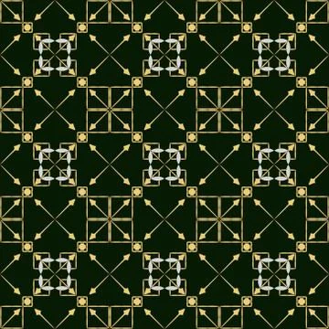 Abstract seamless background with the image of interlocking elem Stock Illustration