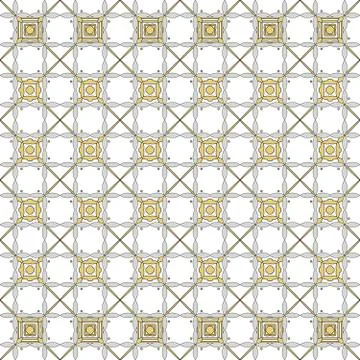 Abstract seamless background with the image of interlocking elem Stock Illustration