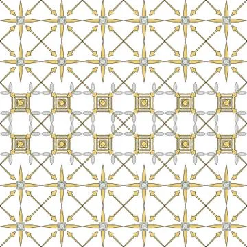 Abstract seamless background with the image of interlocking elem Stock Illustration