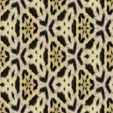 Abstract seamless background or texture based on leopard fur. Illustrazione stock