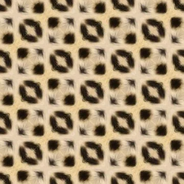 Abstract seamless background or texture based on leopard fur. Illustrazione stock