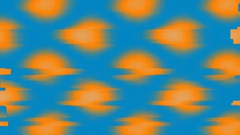 Abstract seamless background pattern with glowing orange and cyan geometric.. Stock Footage 340380676