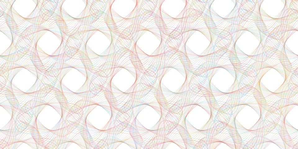 Abstract seamless background pattern of intricately intertwined multicolored  Illustrazione stock