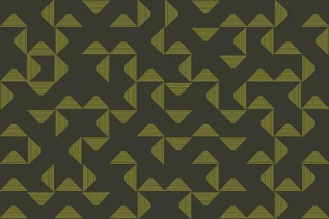 Abstract, seamless background pattern made with triangle shapes Illustrazione stock