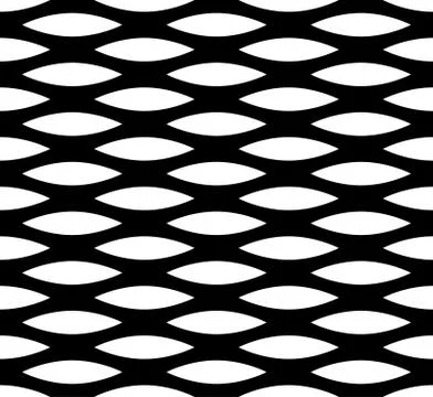 Abstract seamless background / pattern with staggered leaf, almond shapes. Mo Illustrazione stock