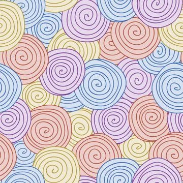 Abstract seamless background, spiral pattern Stock-Illustration