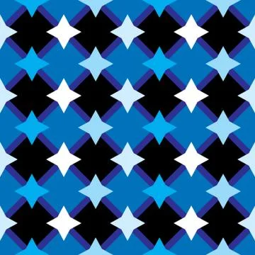 Abstract seamless background with stars Stock Illustration