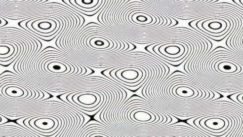 Abstract seamless black and white geometric pattern texture for modern retr.. Stock Footage 342204809