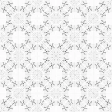 Abstract seamless black and white halftone fashion pillow pattern, grunge  .. Stock Illustration