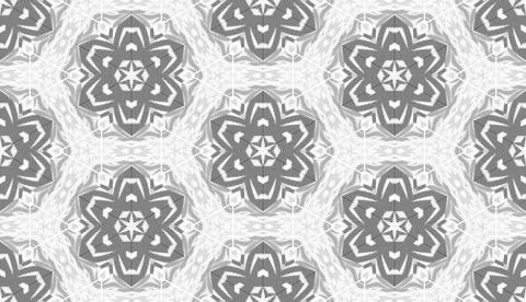 Abstract seamless black and white halftone fashion pillow pattern, grunge  .. Stock Illustration