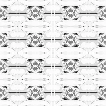 Abstract seamless black and white halftone fashion pillow pattern, grunge  .. Stock Illustration