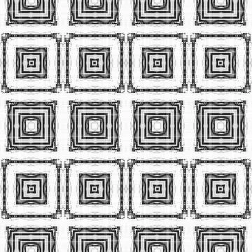 Abstract seamless black and white halftone fashion pillow pattern, grunge  .. Stock Illustration