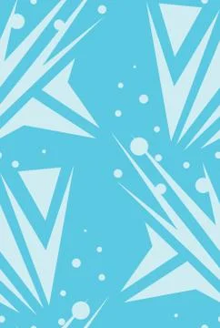 Abstract Seamless Blue Arrows Background Stock Illustration
