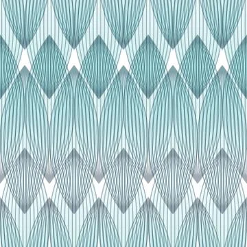Abstract seamless blue pattern, geometric shapes Illustrazione stock