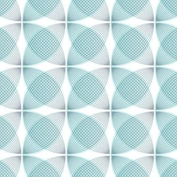 Abstract seamless blue pattern, geometric shapes Stock Illustration