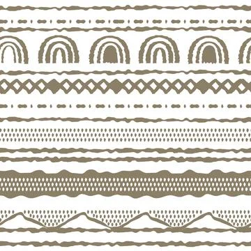 Abstract seamless Brown white a repeat endless pattern. Ovals, semicircles, r 스톡 일러스트
