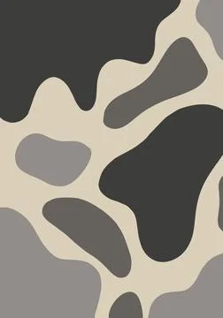 Abstract seamless chaotic pattern with military style. Gray background textur Stock Illustration