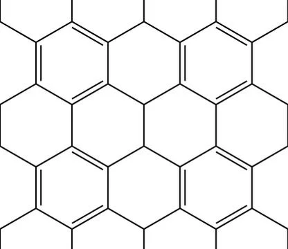 Abstract seamless chemical background - pattern on white Stock Illustration