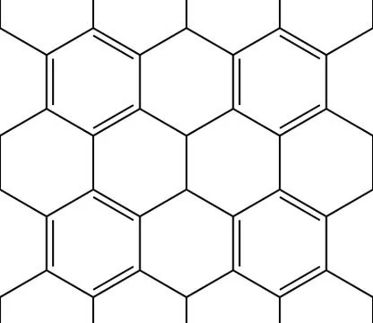 Abstract seamless chemical background - pattern on white Stock Illustration