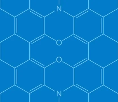 Abstract seamless chemical structure pattern Stock Illustration