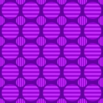 Abstract seamless circle pattern background design - vector graphic Illustrazione stock