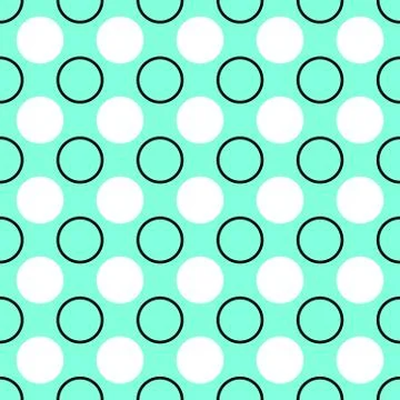 Abstract seamless circle pattern background - vector design 스톡 일러스트