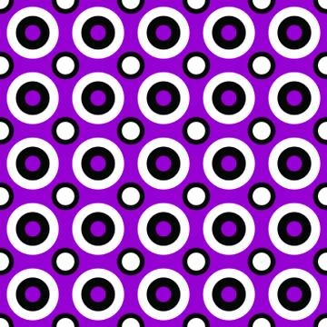 Abstract seamless circle pattern background design - vector graphic Illustrazione stock