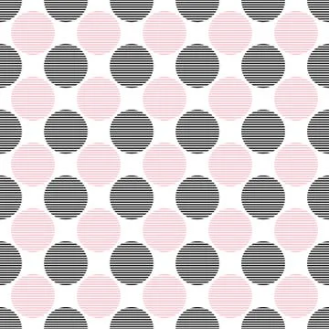 Abstract seamless circle pattern background design イラスト素材