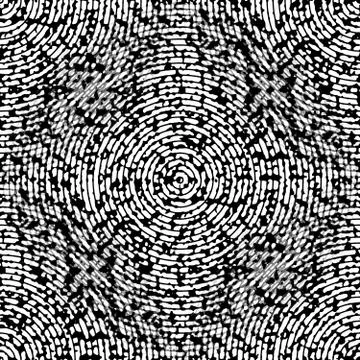 Abstract Seamless Circle Pattern Stock Illustration