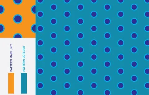 Abstract seamless cloth pattern collection vector illustration Stock Illustration