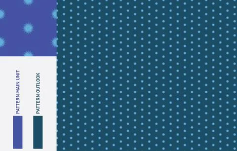 Abstract seamless cloth pattern collection vector illustration Stock-Illustration