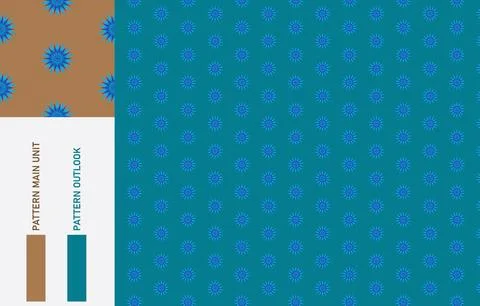 Abstract seamless cloth pattern collection vector illustration Stock Illustration