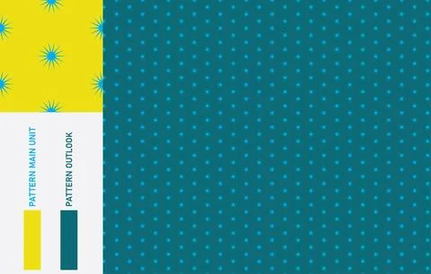 Abstract seamless cloth pattern collection vector illustration Stock Illustration