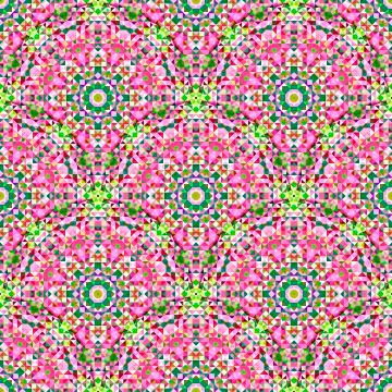 Abstract Seamless Color Geometric Vector Pattern Stock Illustration
