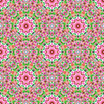 Abstract Seamless Color Geometric Vector Pattern Stock Illustration