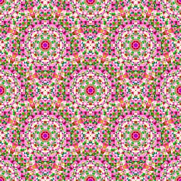 Abstract Seamless Color Geometric Vector Pattern Stock Illustration