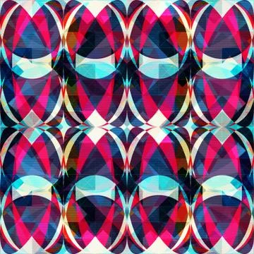 Abstract seamless color pattern in graffiti style. Quality vector illustratio Stock Illustration