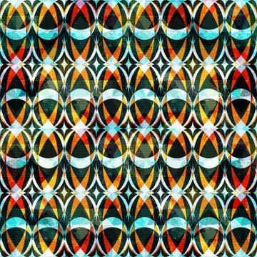 Abstract seamless color pattern in graffiti style. Quality vector illustratio Illustrazione stock