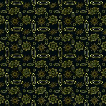 Abstract seamless colorful pattern exotic shapes backgrounds Stock Illustration