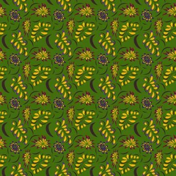Abstract seamless colorful pattern exotic shapes backgrounds Stock Illustration