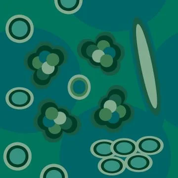 Abstract seamless colorful pattern exotic shapes backgrounds Stock Illustration