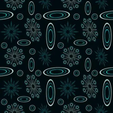 Abstract seamless colorful pattern exotic shapes backgrounds Stock Illustration