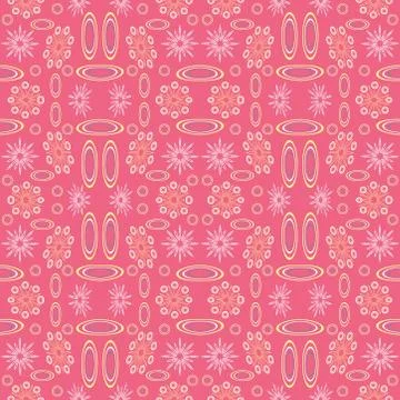 Abstract seamless colorful pattern exotic shapes backgrounds Stock Illustration