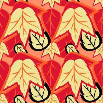 Abstract seamless colorful pattern exotic shapes backgrounds Stock Illustration