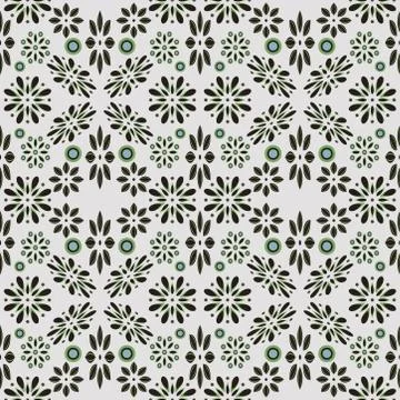 Abstract seamless colorful pattern exotic shapes backgrounds Stock Illustration