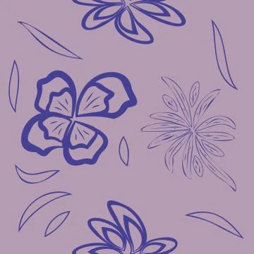 Abstract seamless colorful pattern exotic shapes backgrounds Stock Illustration