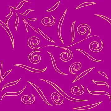 Abstract seamless colorful pattern exotic shapes backgrounds Stock Illustration