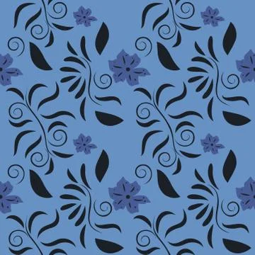 Abstract seamless colorful pattern exotic shapes backgrounds Stock Illustration