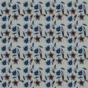 Abstract seamless colorful pattern exotic shapes backgrounds Stock Illustration